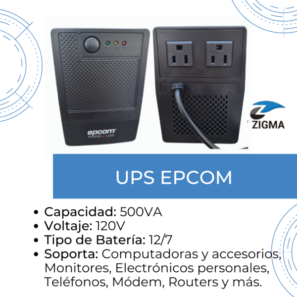 UPS EPCOM 500 VA