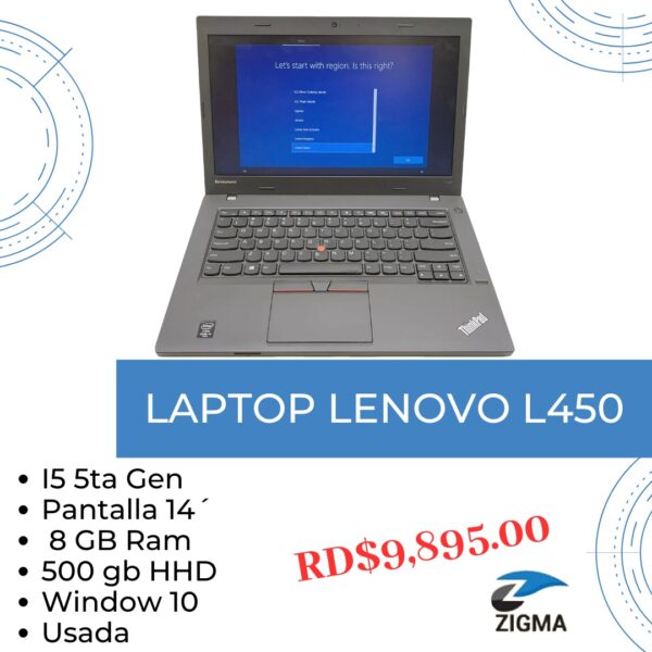 laptop Lenovo L450 - Usada