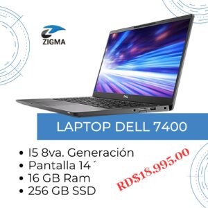 Laptop Dell 7400 - i5 8va generación