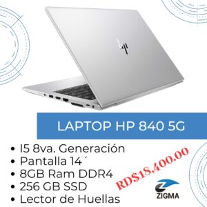 Laptop HP 840 5G - I5 8va generacion