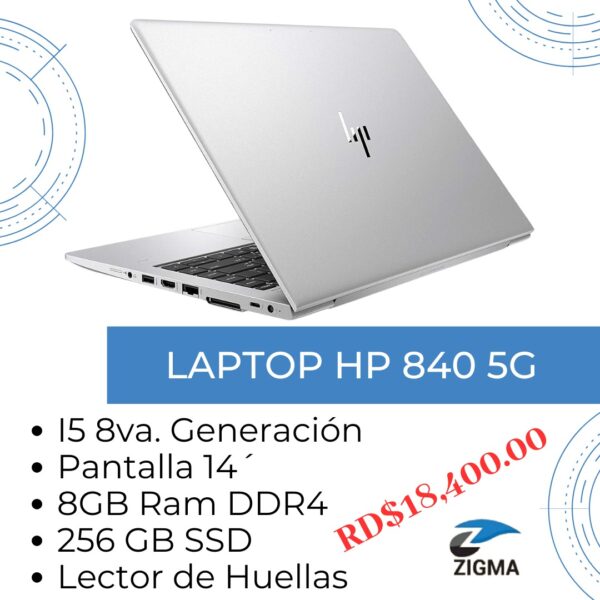 Laptop HP 840 5G - I5 8va generacion
