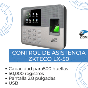 CONTROL DE ASISTENCIA ZKTECO LX-50
