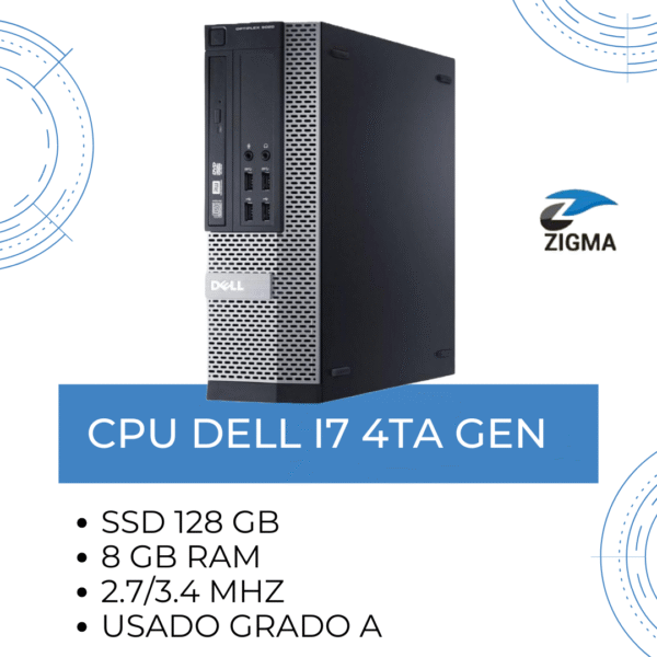 CPU DELL I7 4TA GEN
