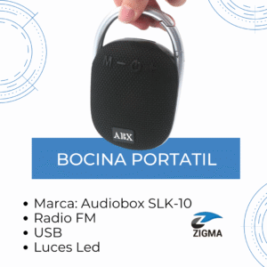 BOCINA PORTATIL AUDIOBOX SLK-10